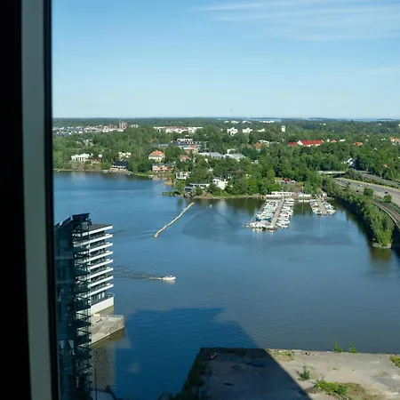 18th Floor High Point 1 Bdr With View - Free Garage Parking Apartment Helsinki